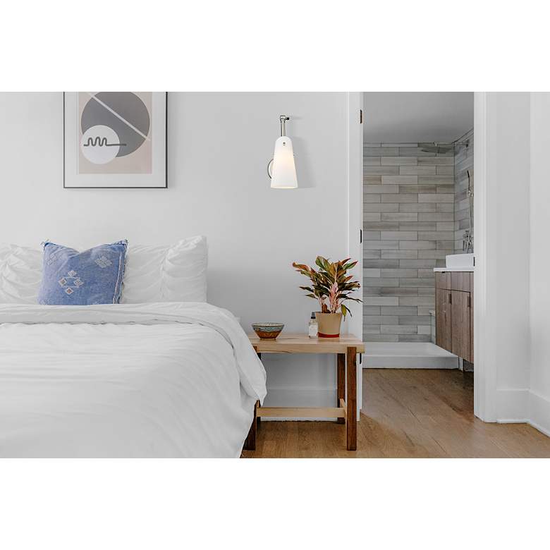 Image 3 Julia by Z-Lite Brushed Nickel 1 Light Wall Sconce more views