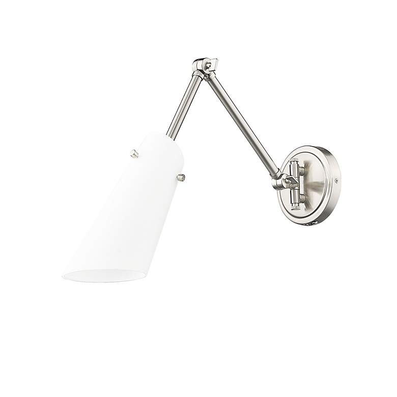 Image 7 Julia by Z-Lite Brushed Nickel 1 Light Wall Sconce more views
