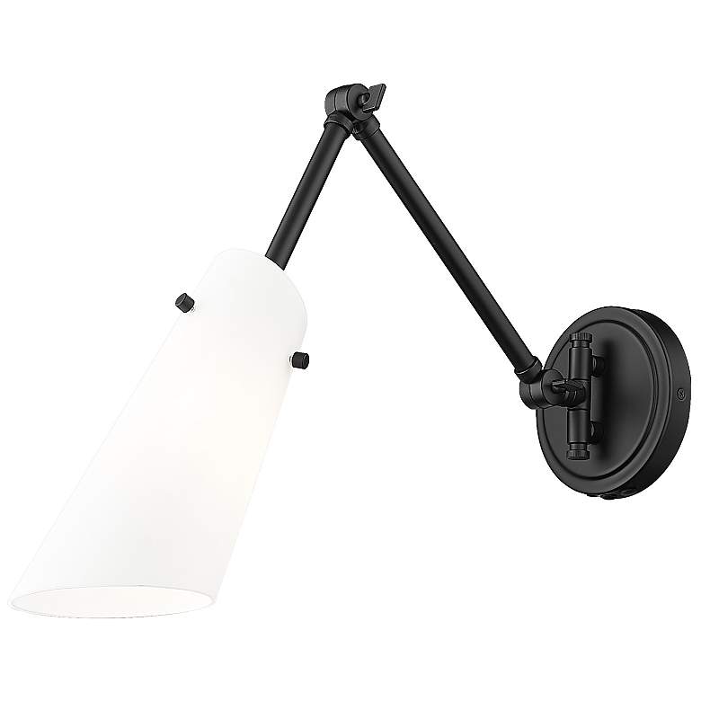 Image 2 Julia by Z-Lite Matte Black 1 Light Wall Sconce