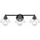 Julian 24" Wide 3-Light Vanity Light - Matte Black
