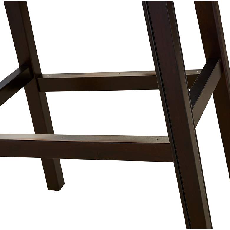 Image 3 Julian 30" Black Faux Leather Bar Stool more views