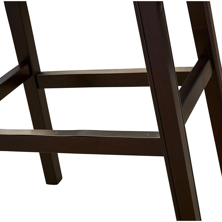 Image 4 Julian 30" Gray Faux Leather Bar Stool more views