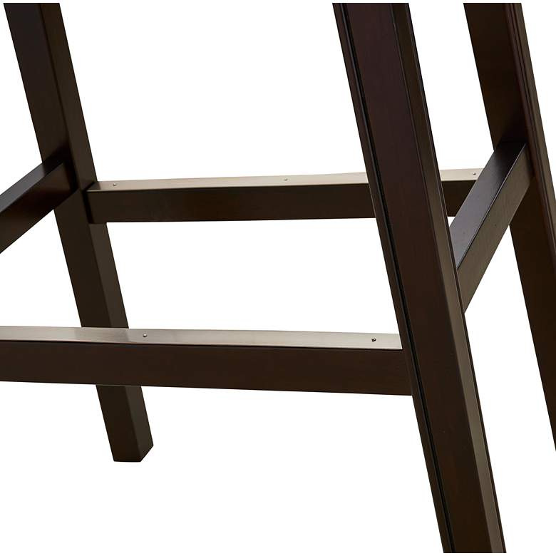Image 4 Julian 30" Red Faux Leather Bar Stool more views