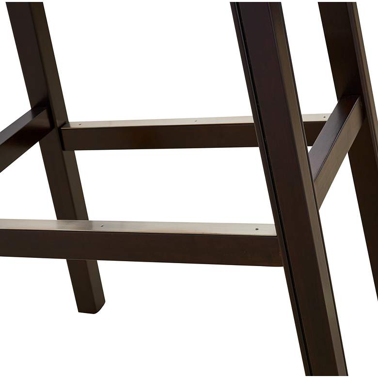Image 3 Julian 30" Tan Faux Leather Bar Stool more views