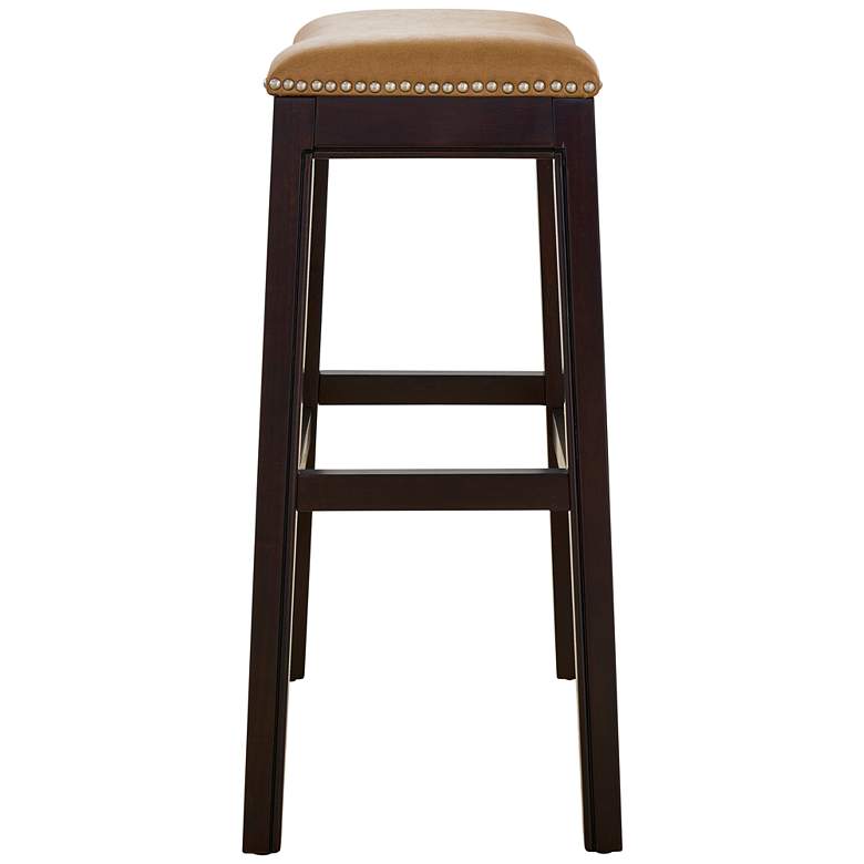 Image 4 Julian 30 inch Tan Faux Leather Bar Stool more views