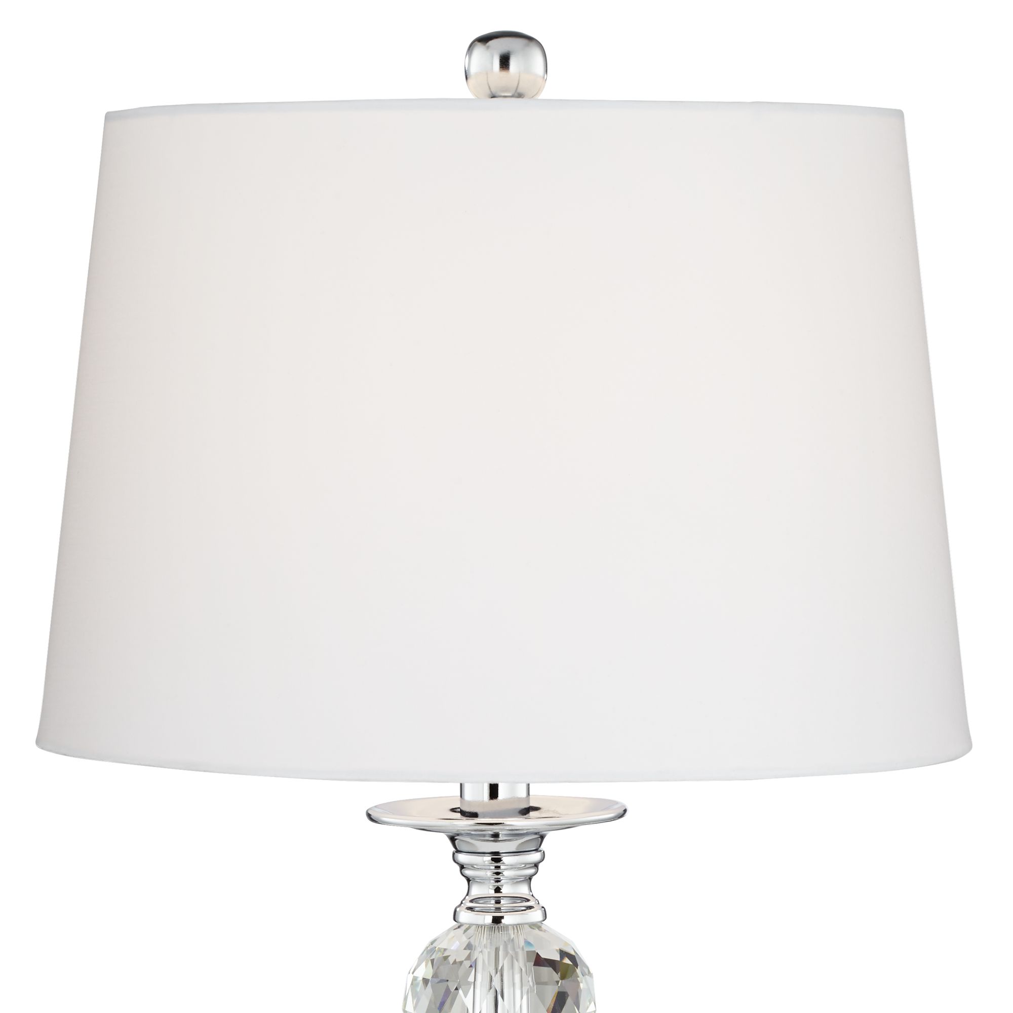 julian crystal twist column table lamp