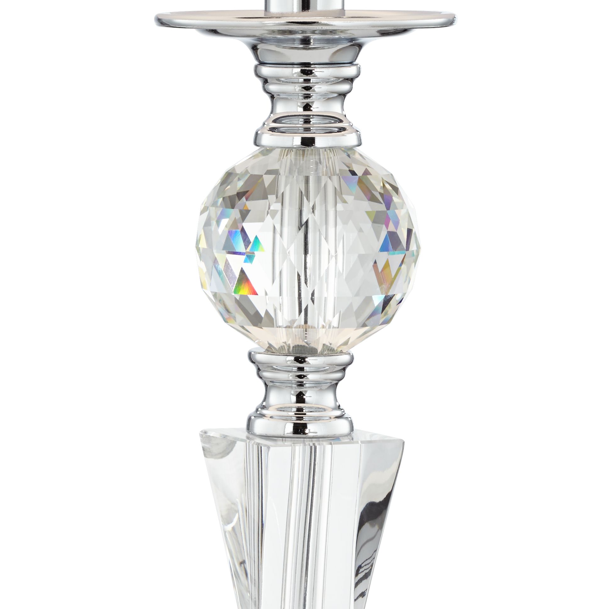 julian crystal twist column table lamp