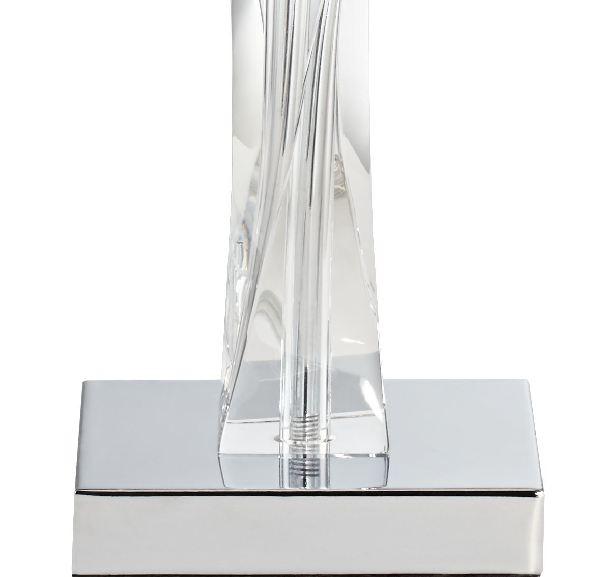 julian crystal twist column table lamp