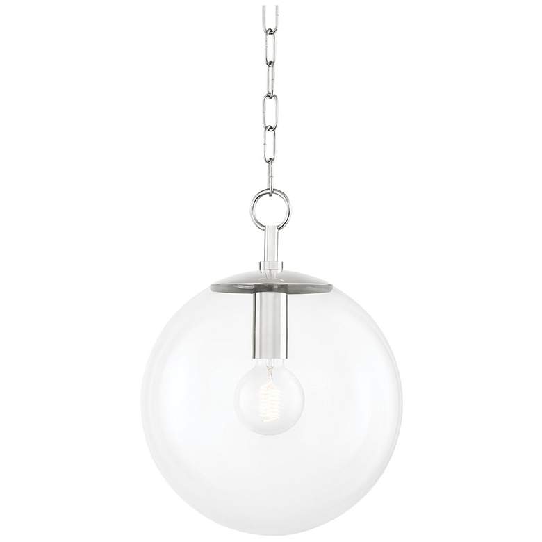 Image 1 Juliana 1 Light Small Pendant - Polished Nickel