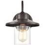 1_Juliana 11" High Powder-Coated Bronze Outdoor Wall Light
