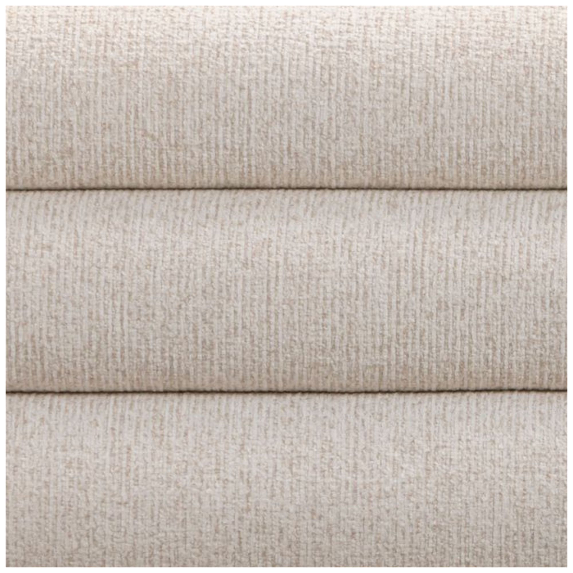 Image 6 Julianna Cream Textured Fabric Bench more views