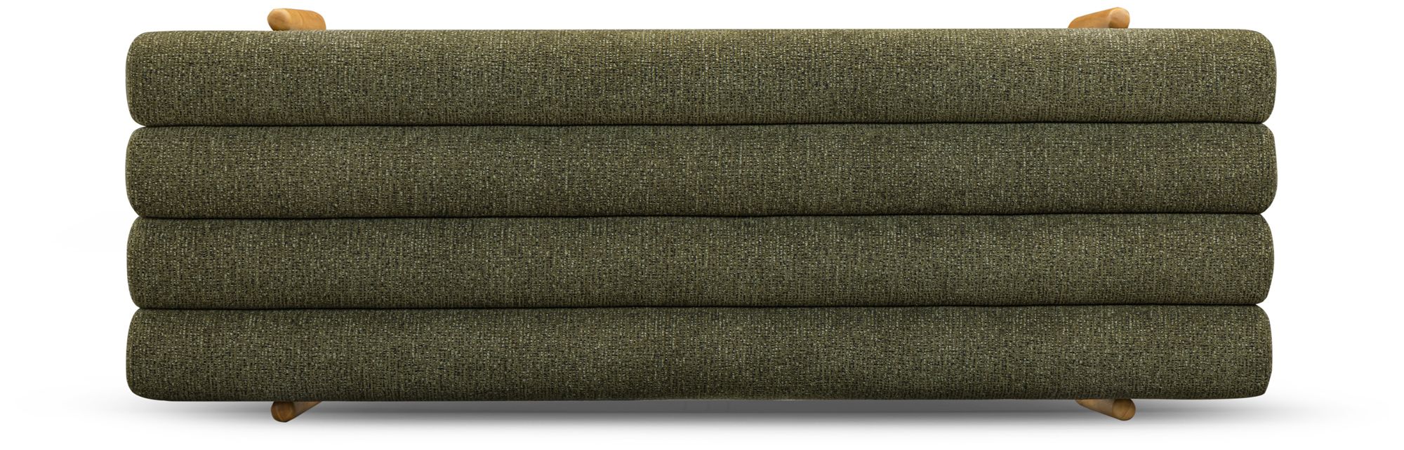 Image 3 Julianna Green Textured Fabric Bench more views