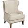 Julie Colony Linen Upholstered Accent Chair