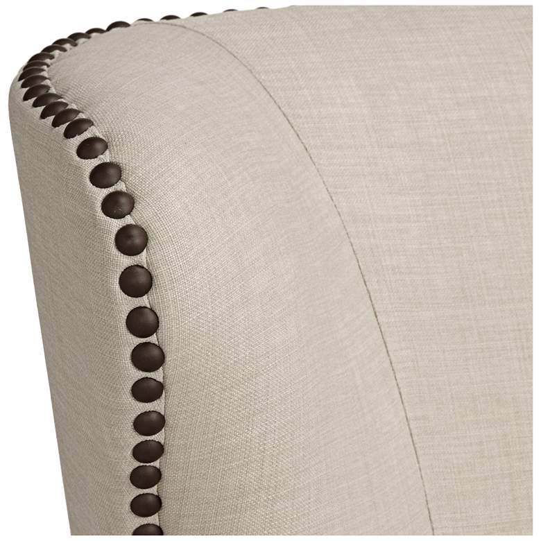 Image 4 Julie Colony Linen Upholstered Accent Chair more views