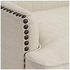 Image5 of Julie Colony Linen Upholstered Accent Chair more views