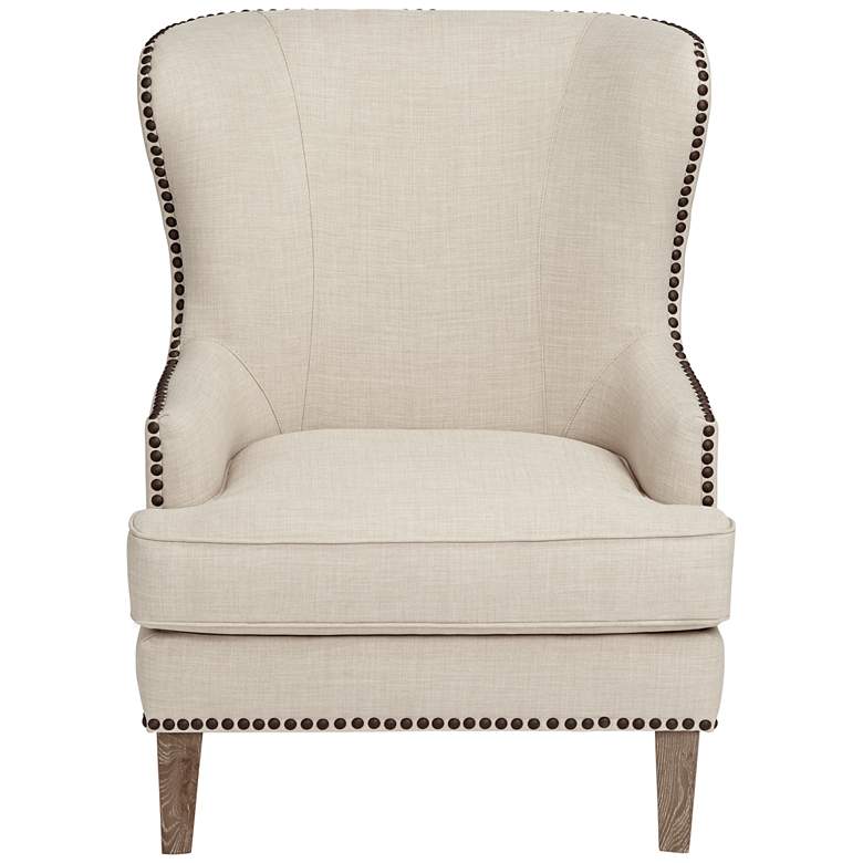 Image 7 Julie Colony Linen Upholstered Accent Chair more views