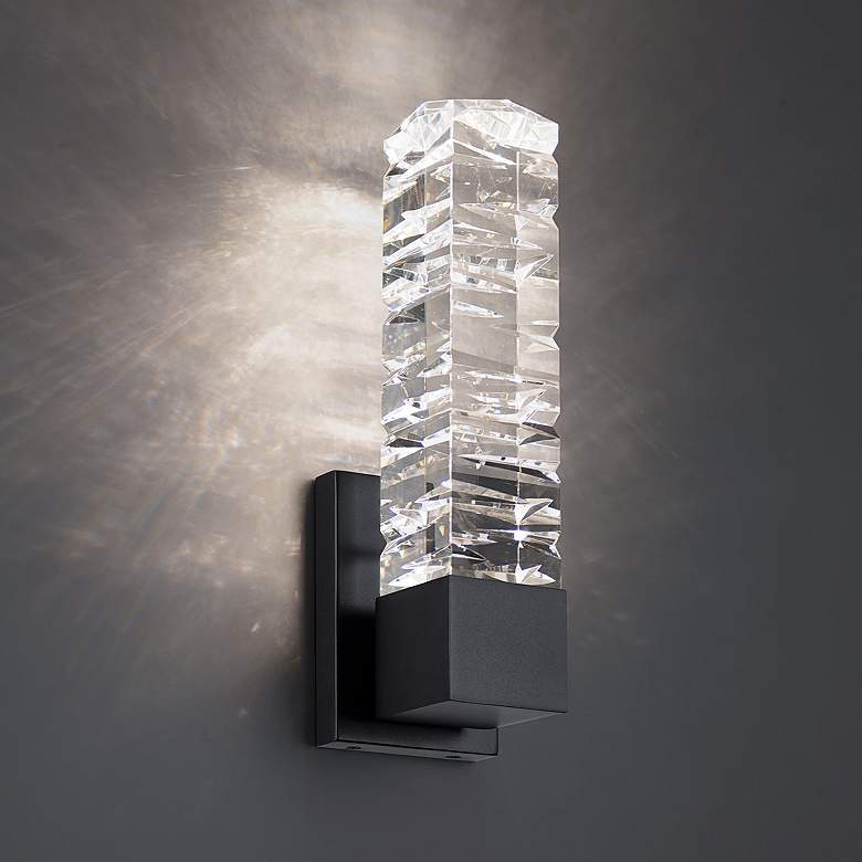 Image 1 Juliet 15 inchH x 4.5 inchW 1-Light Wall Sconce in Black