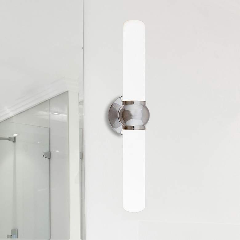 Image 1 Juliet 5"H x 20"W 2-Light Bath Bar in Chrome