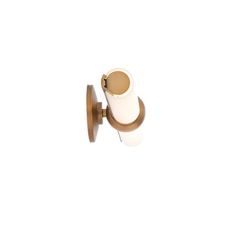 Image 3 Juliet 5"H x 27"W 2-Light Bath Bar in Aged Brass more views