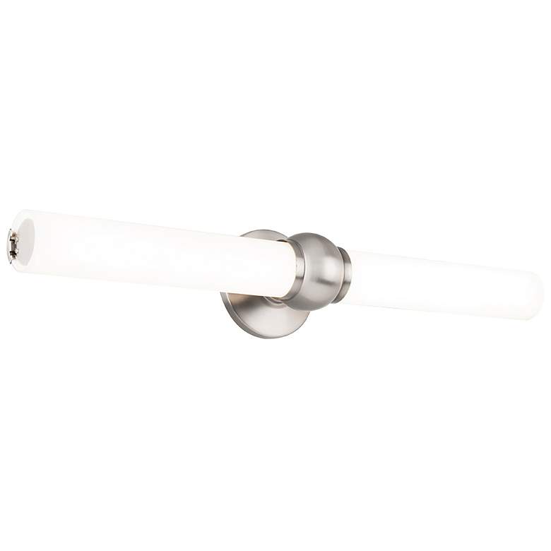 Image 2 Juliet 5"H x 27"W 2-Light Bath Bar in Brushed Nickel