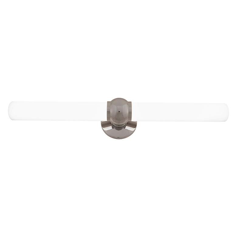 Image 2 Juliet 5"H x 27"W 2-Light Bath Bar in Chrome more views