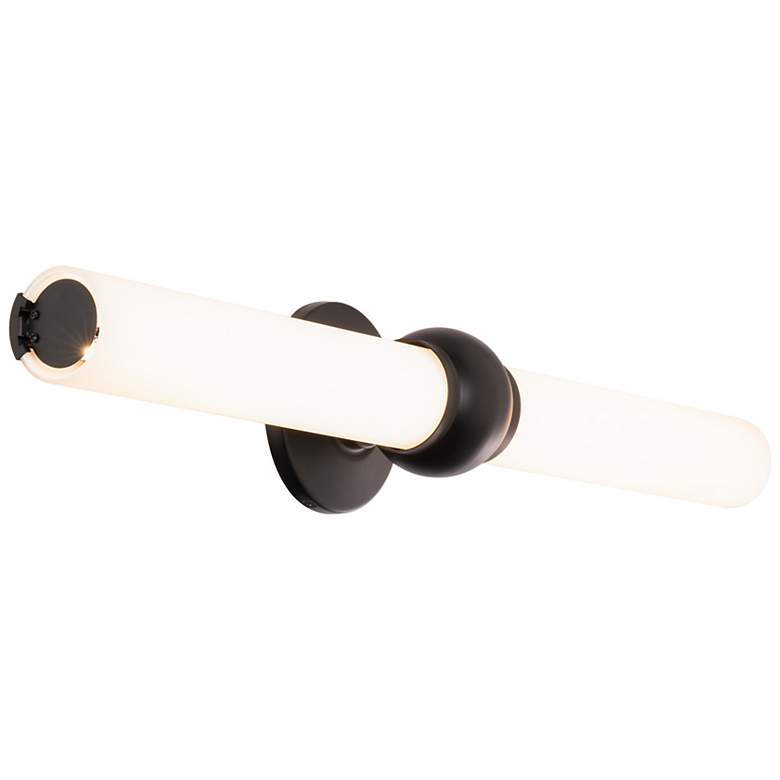 Image 1 Juliet 5"H x 27"W 27-Light Linear Bath Bar in Black