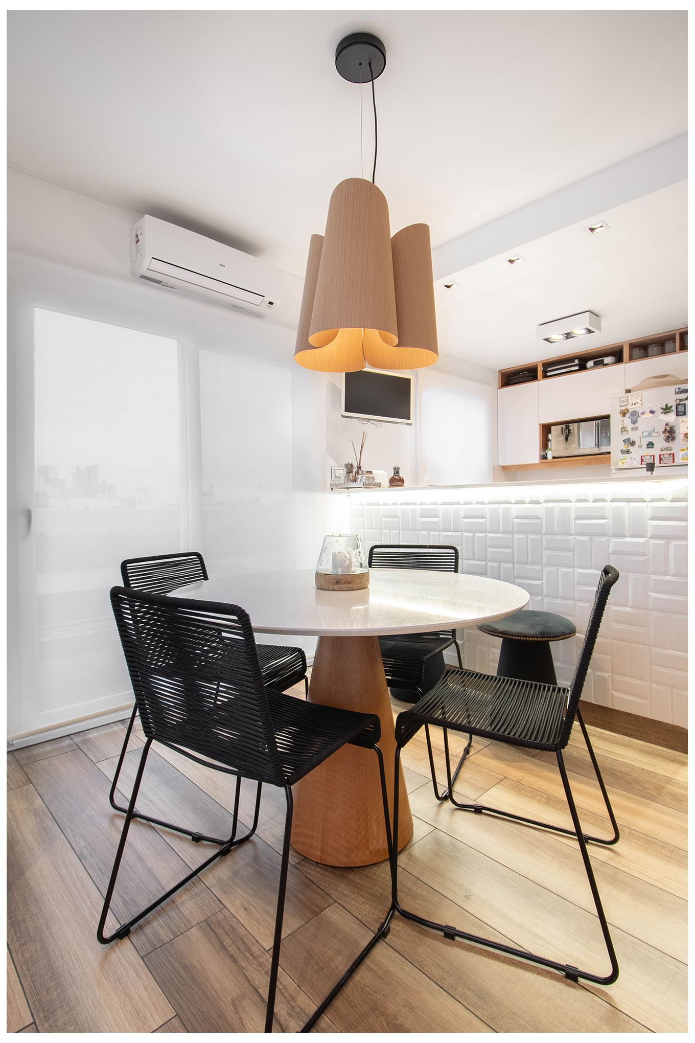 Image 4 Julieta 20" Wide Black Finish Pendant Petiribi Shade more views