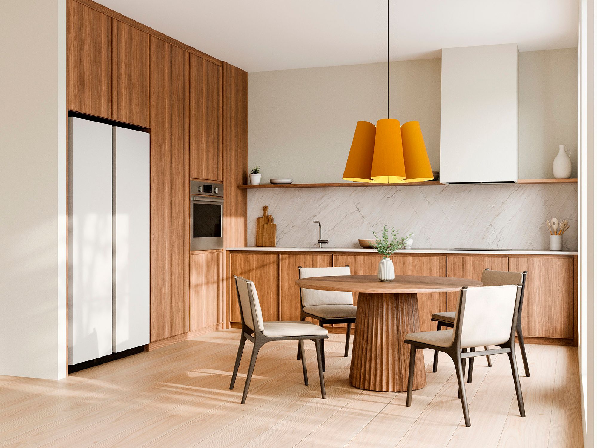 Image 2 Julieta Pendant WEP - Black Finish - Ocher Shade - Made to Order more views
