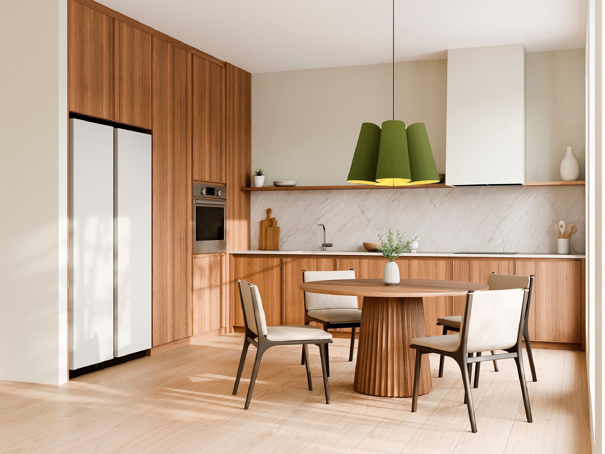 Image 2 Julieta Pendant WEP Light - Black Finish - Green Shade Made to Order more views