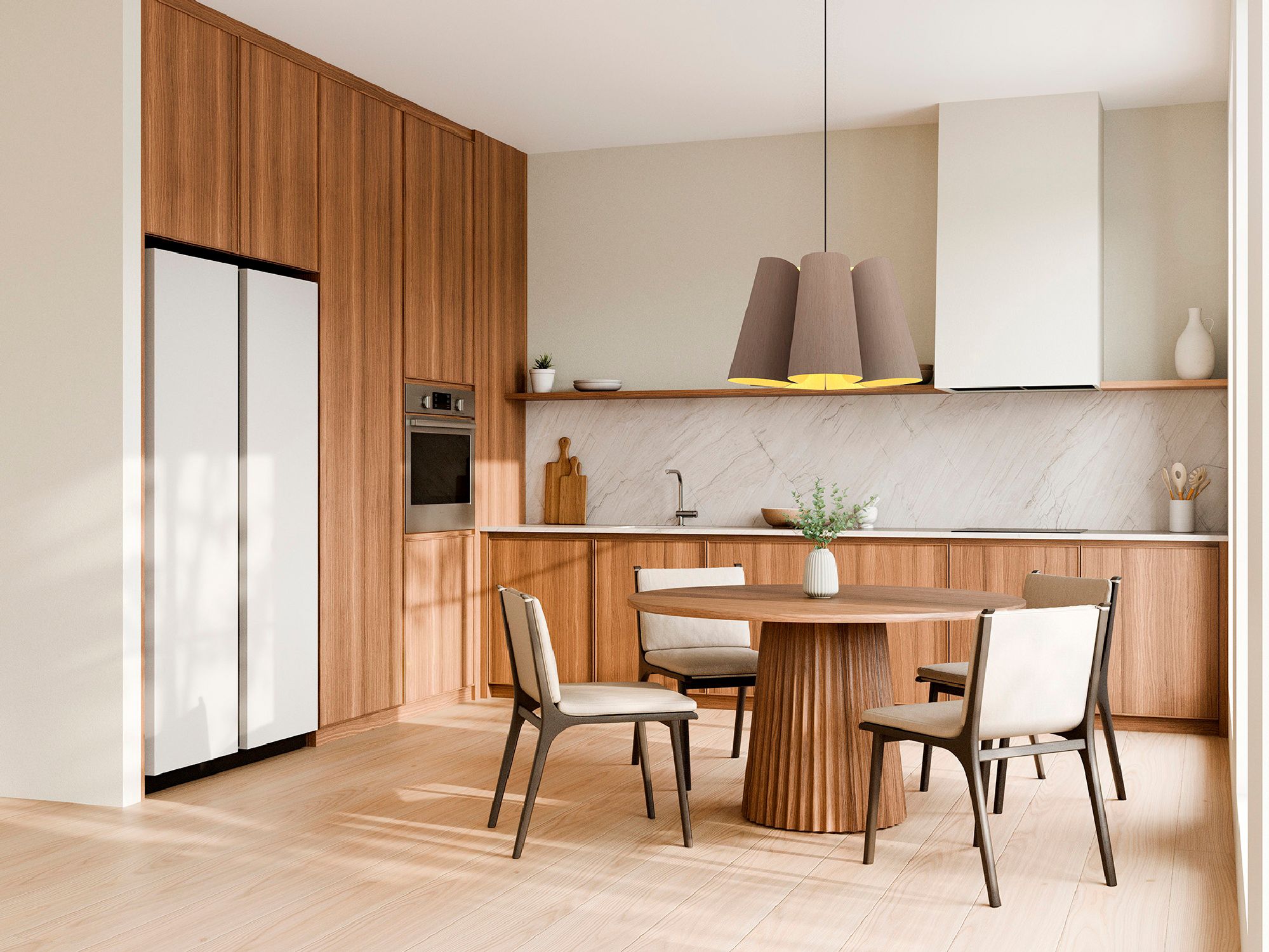 Image 4 Julieta Pendant WEP Light - Black Finish - Grey Oak Shade Made to Order more views