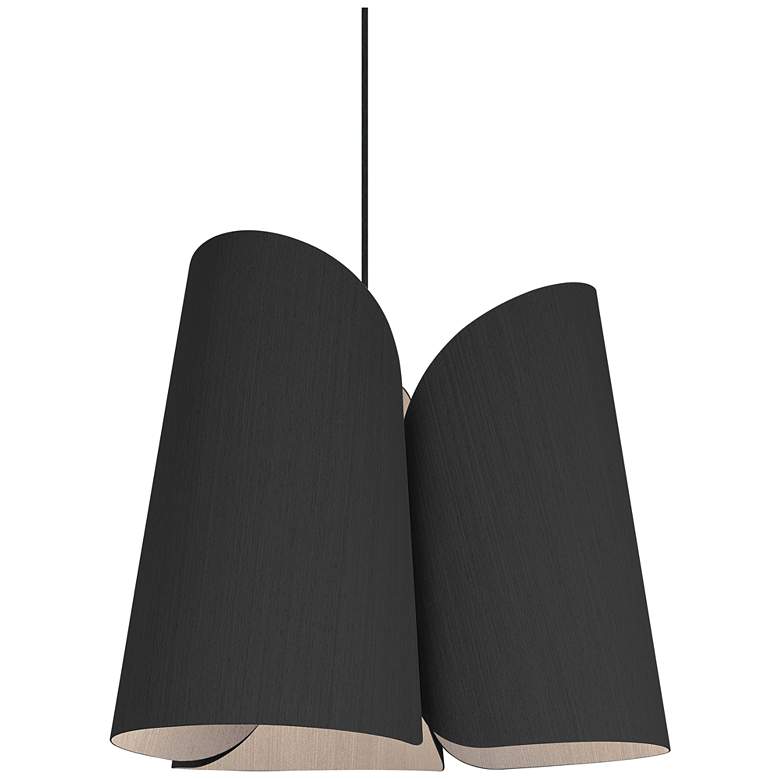 Image 1 Julieta Pendant WEP Light Collection - Black Finish - Ebony Shade