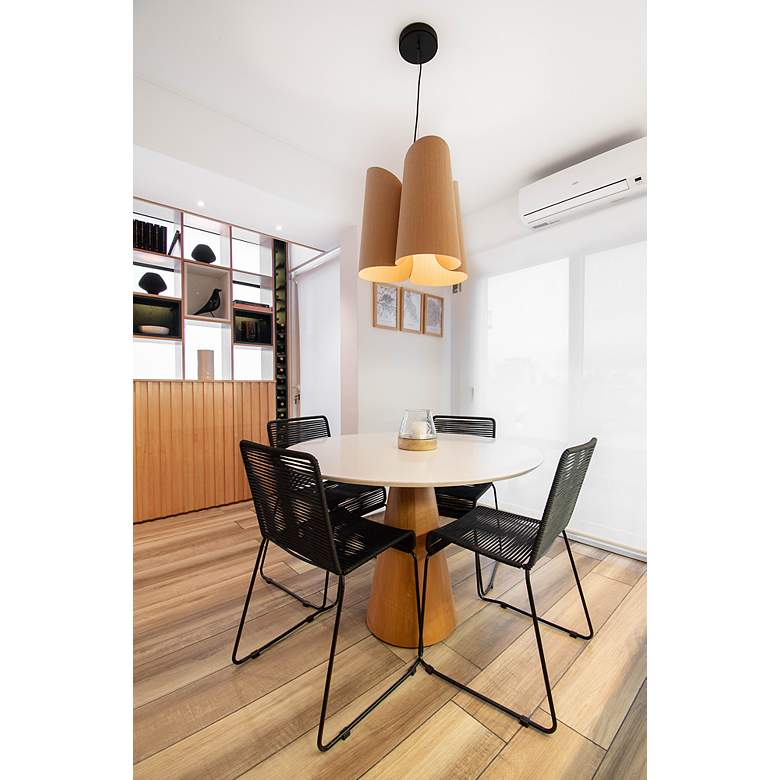 Image 4 Julieta Pendant WEP Light Collection - Black Finish - Petribi Shade more views