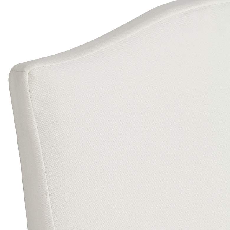 Image 3 Juliete Peyton Pearl Slipcover Dining Chairs Set of 2 more views