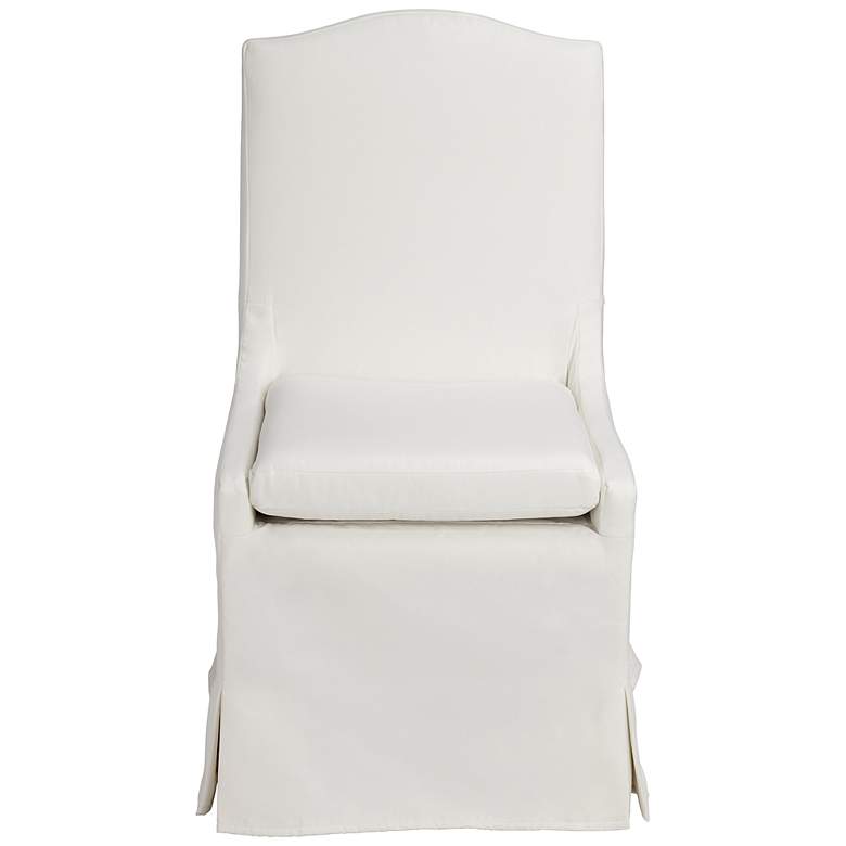 Image 6 Juliete Peyton Pearl Slipcover Dining Chairs Set of 2 more views