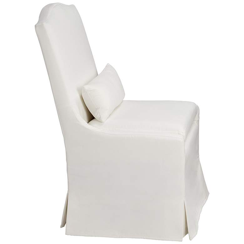 Image 7 Juliete Peyton Pearl Slipcover Dining Chairs Set of 2 more views