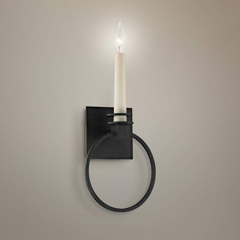Image 1 Juliette 17" High Country Iron Wall Sconce