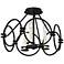 Juliette 18 1/2" Wide Country Iron 3-Light Ceiling Light