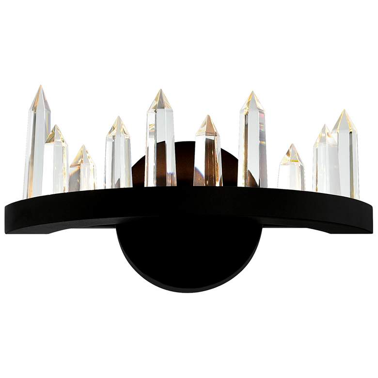 Image 1 Juliette 6" High Black LED Wall Sconce