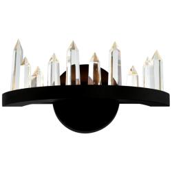 Juliette 6" High Black LED Wall Sconce