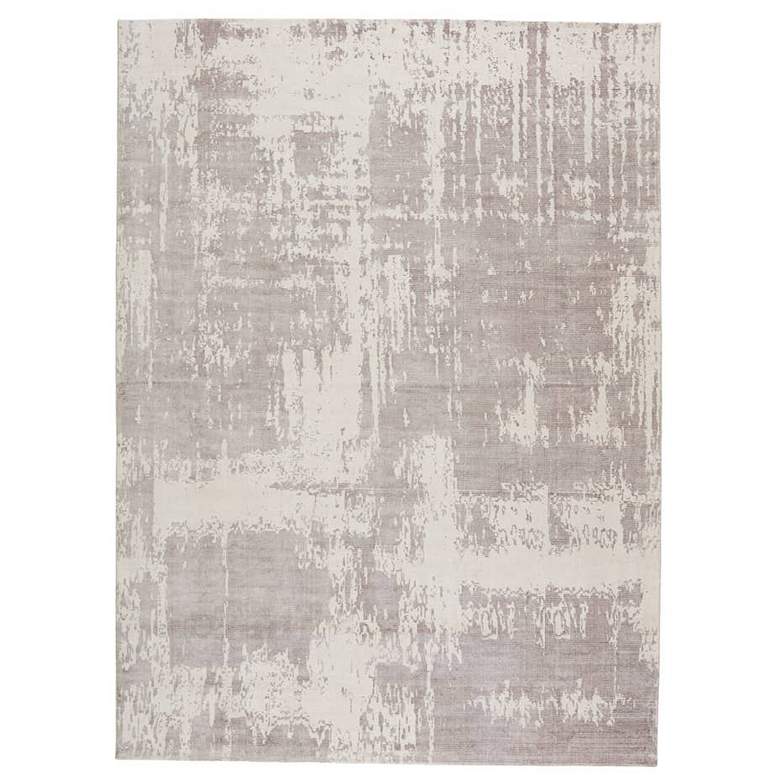 Image 1 Juliette Arabella JUT01 5'x8' Light Gray and White Area Rug