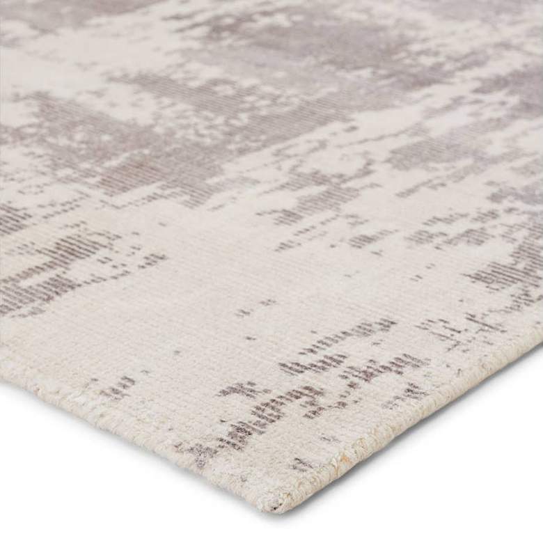 Image 2 Juliette Arabella JUT01 5'x8' Light Gray and White Area Rug more views