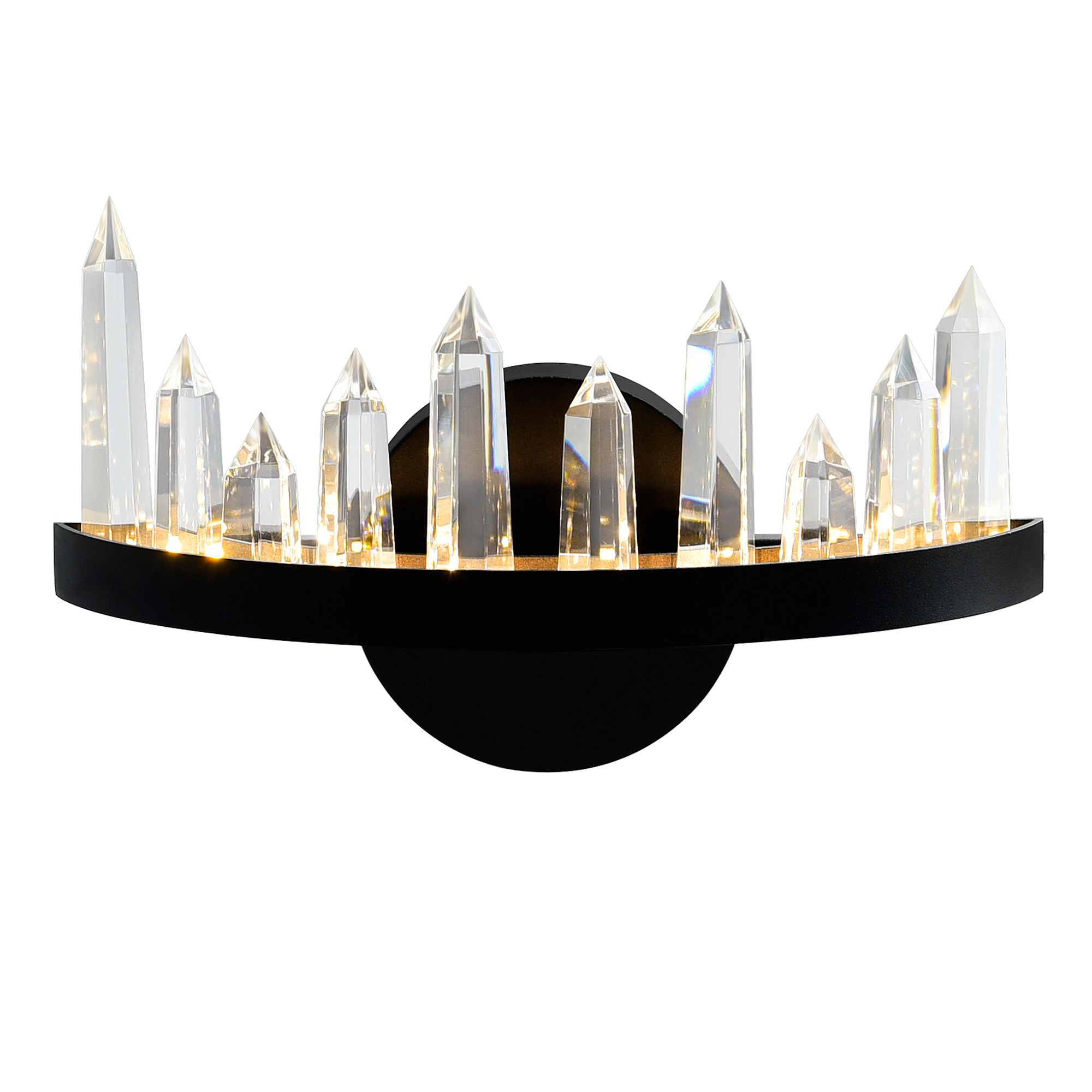 Image 2 Juliette Integrated LED Black Wall Sconce more views