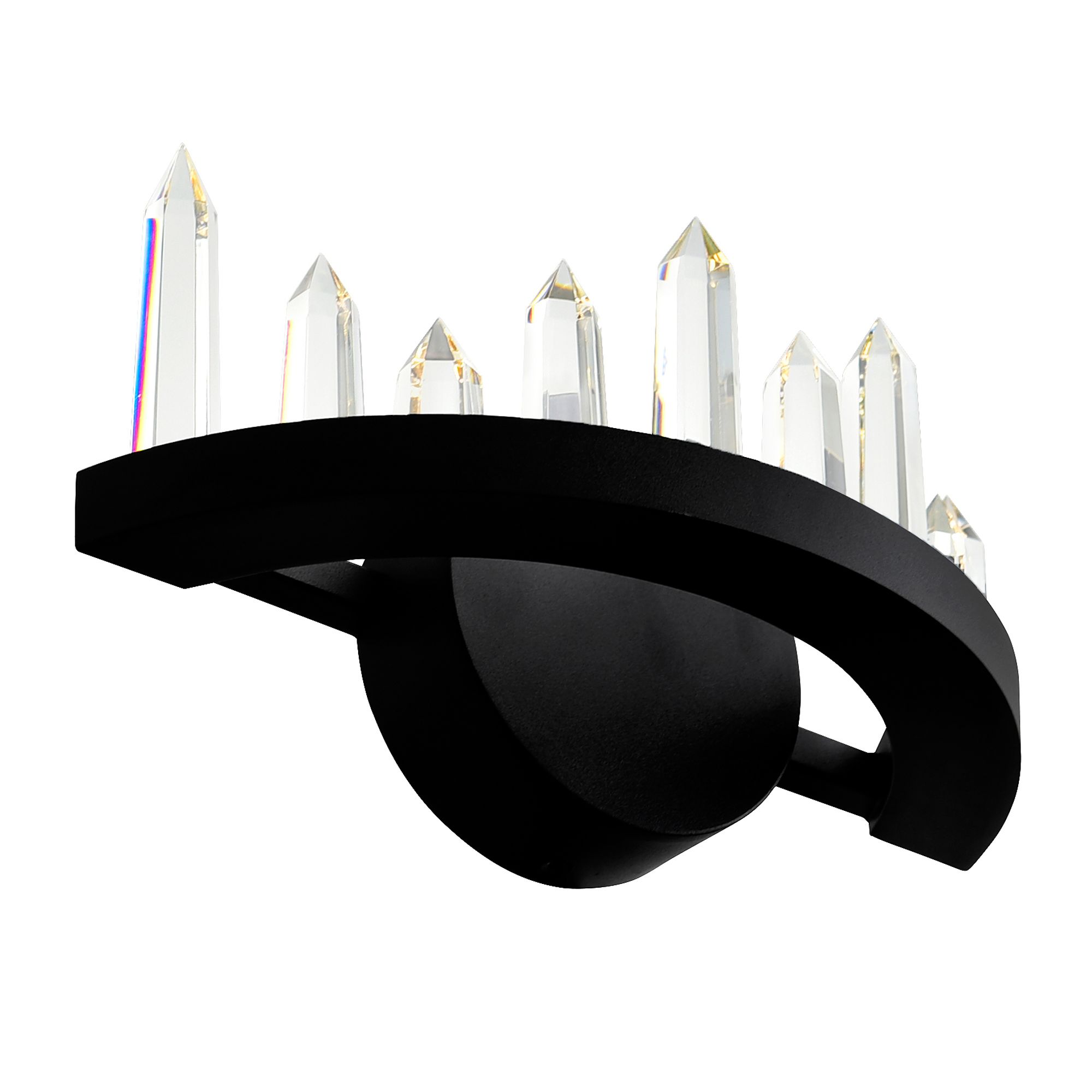 Image 4 Juliette Integrated LED Black Wall Sconce more views