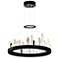 Juliette LED Chandelier With Black Finish