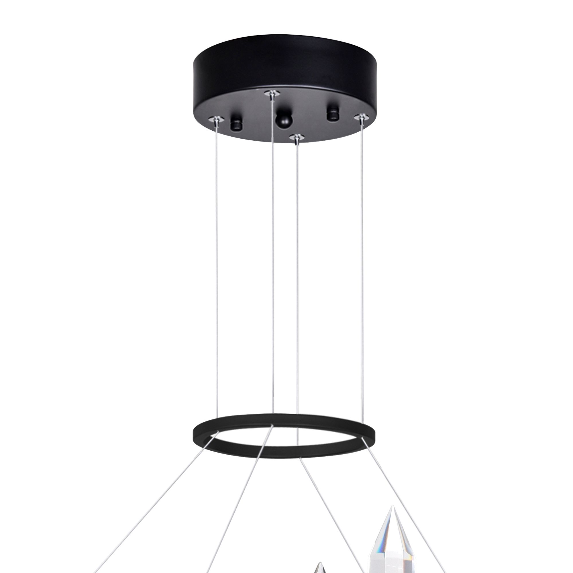 Image 2 Juliette LED Chandelier With Black Finish more views