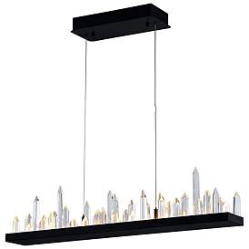Image1 of Juliette LED Chandelier With Black Finish