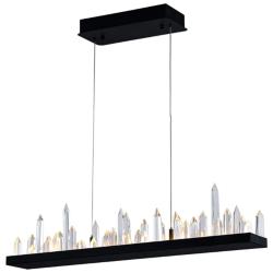 Juliette LED Chandelier With Black Finish
