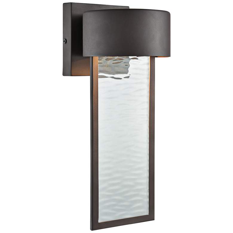 Image 1 Julius 13" High Clay Bronze LED Outdoor Wall Light