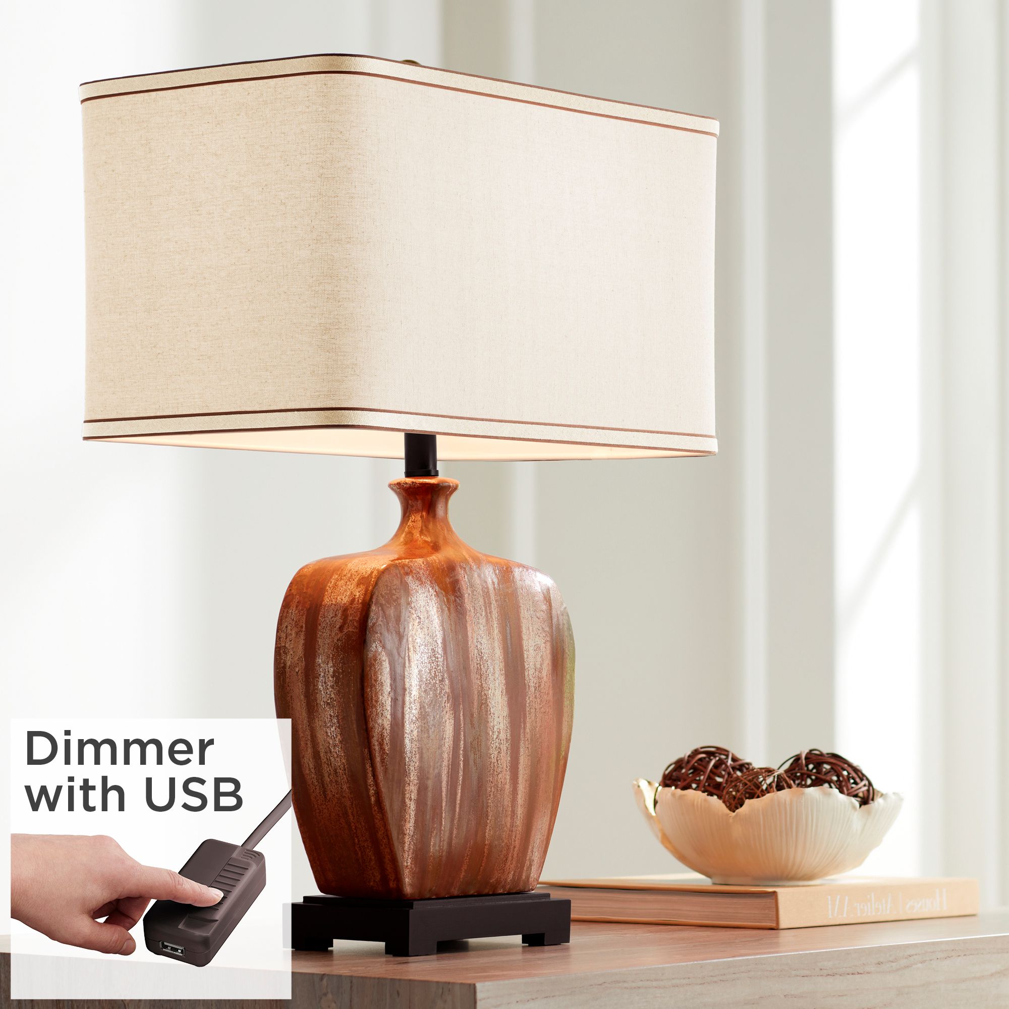 bedside lamps with dimmer switch