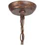 2_Julle 12" Wide Weathered Wood 4-Light Square Chandelier more views